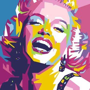 Merlin Monroe DIY Paint by Numbers